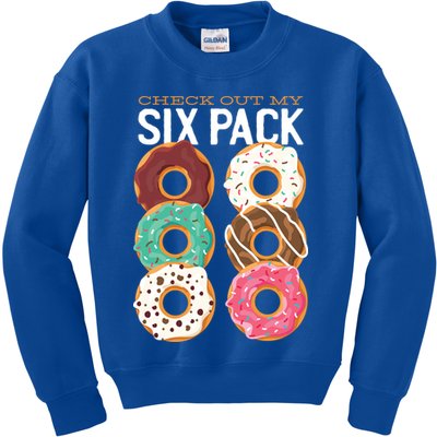 Check Out My Donut Six Pack Kids Sweatshirt