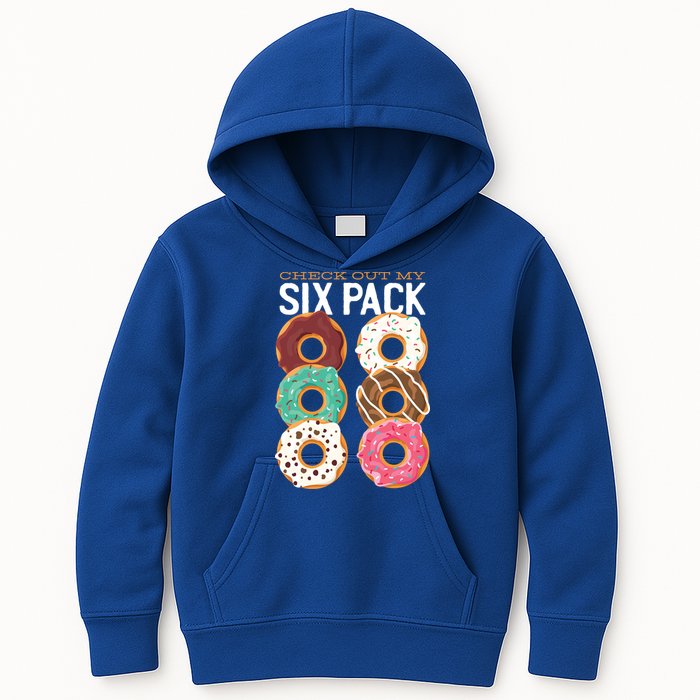 Check Out My Donut Six Pack Kids Hoodie