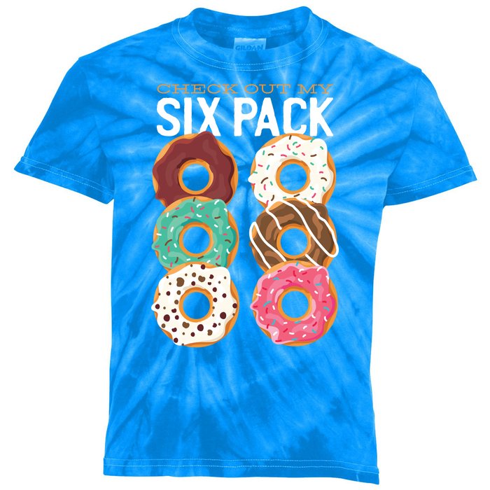 Check Out My Donut Six Pack Kids Tie-Dye T-Shirt