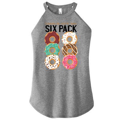 Check Out My Donut Six Pack Women's Perfect Tri Rocker Tank