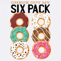 Check Out My Donut Six Pack Garment-Dyed Sweatshirt