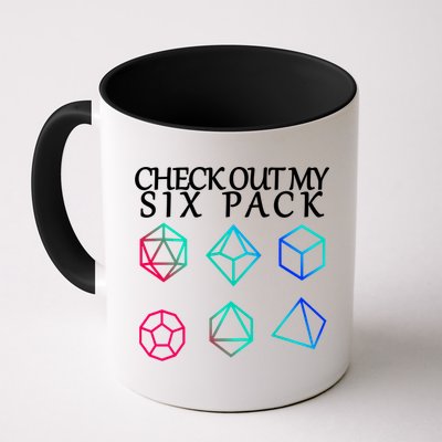 Check Out My Six Pack Dice For Dragons Mug