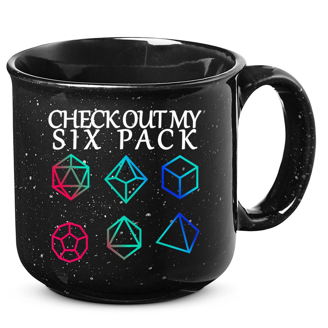 Check Out My Six Pack Dice For Dragons 15oz Campfire Ceramic Mug