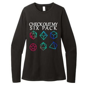 Check Out My Six Pack Dice For Dragons Womens CVC Long Sleeve Shirt