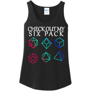 Check Out My Six Pack Dice For Dragons Ladies Essential Tank