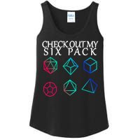 Check Out My Six Pack Dice For Dragons Ladies Essential Tank