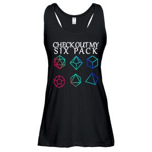 Check Out My Six Pack Dice For Dragons Ladies Essential Flowy Tank