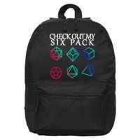 Check Out My Six Pack Dice For Dragons 16 in Basic Backpack