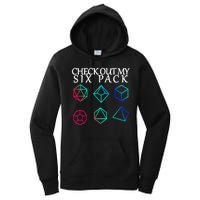 Check Out My Six Pack Dice For Dragons Women's Pullover Hoodie