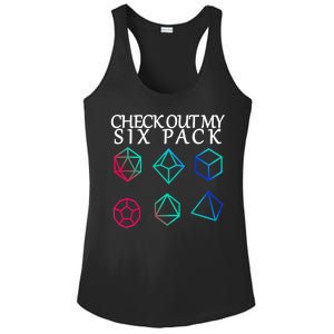 Check Out My Six Pack Dice For Dragons Ladies PosiCharge Competitor Racerback Tank