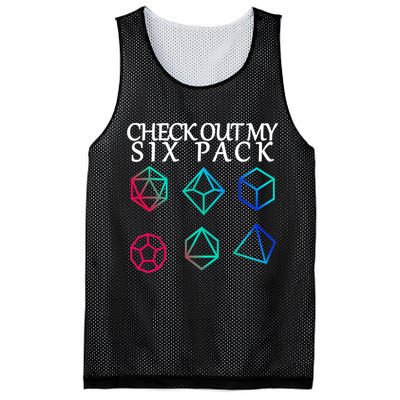 Check Out My Six Pack Dice For Dragons Mesh Reversible Basketball Jersey Tank