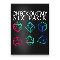 Check Out My Six Pack Dice For Dragons Poster
