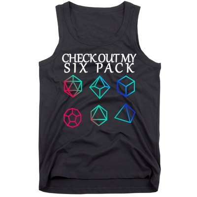 Check Out My Six Pack Dice For Dragons Tank Top