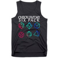 Check Out My Six Pack Dice For Dragons Tank Top