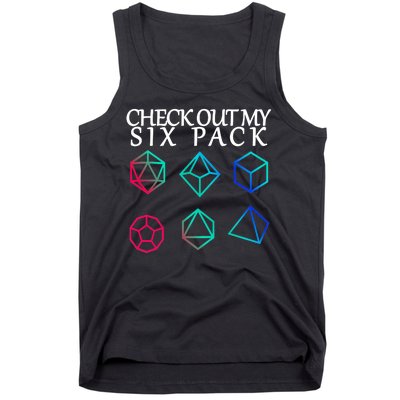 Check Out My Six Pack Dice For Dragons Tank Top