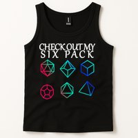 Check Out My Six Pack Dice For Dragons Tank Top