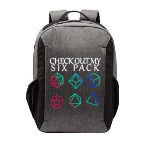 Check Out My Six Pack Dice For Dragons Vector Backpack