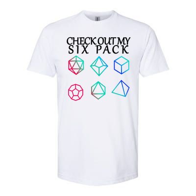 Check Out My Six Pack Dice For Dragons Softstyle® CVC T-Shirt