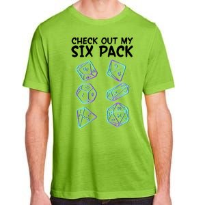 Check Out My Six Pack DND Dice Dungeons And Dragons Adult ChromaSoft Performance T-Shirt