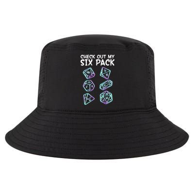 Check Out My Six Pack DND Dice Dungeons And Dragons Cool Comfort Performance Bucket Hat