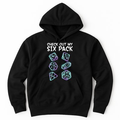 Check Out My Six Pack DND Dice Dungeons And Dragons Hoodie