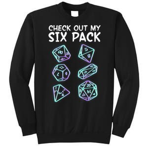 Check Out My Six Pack DND Dice Dungeons And Dragons Sweatshirt