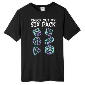 Check Out My Six Pack DND Dice Dungeons And Dragons Tall Fusion ChromaSoft Performance T-Shirt