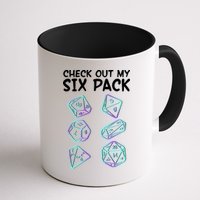 Check Out My Six Pack DND Dice Dungeons And Dragons Mug