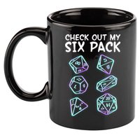 Check Out My Six Pack DND Dice Dungeons And Dragons 11oz C Handle Ceramic Mug