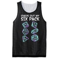 Check Out My Six Pack DND Dice Dungeons And Dragons Mesh Reversible Basketball Jersey Tank