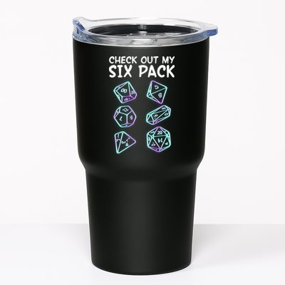 Check Out My Six Pack DND Dice Dungeons And Dragons Tumbler