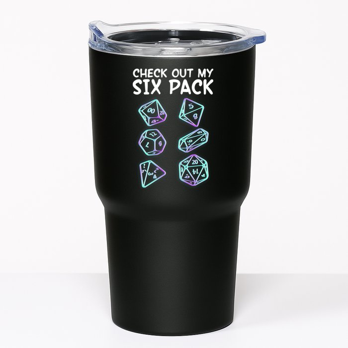 Check Out My Six Pack DND Dice Dungeons And Dragons Tumbler