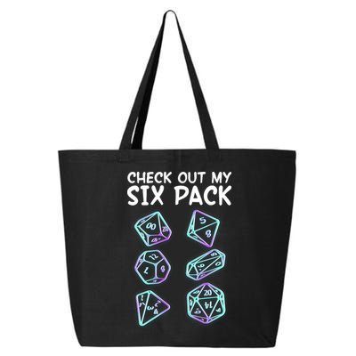 Check Out My Six Pack DND Dice Dungeons And Dragons 25L Jumbo Tote