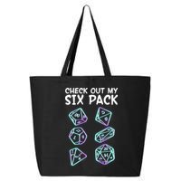 Check Out My Six Pack DND Dice Dungeons And Dragons 25L Jumbo Tote