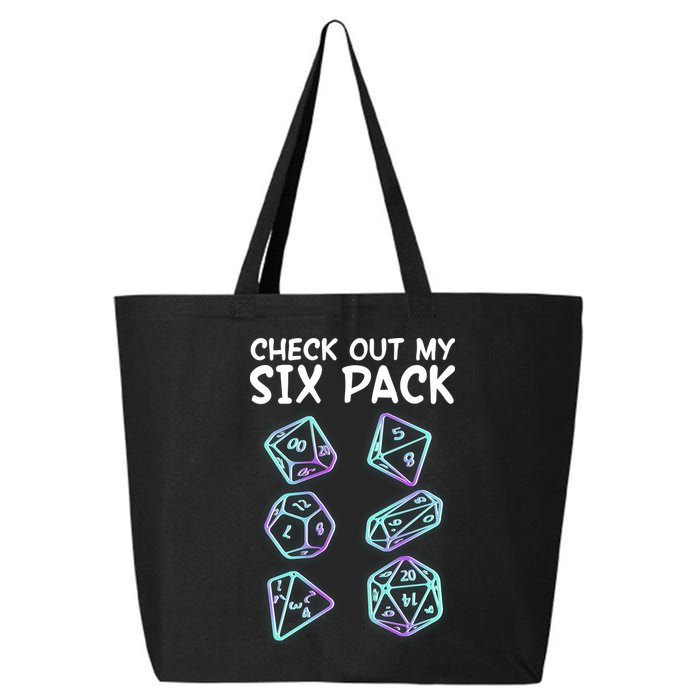 Check Out My Six Pack DND Dice Dungeons And Dragons 25L Jumbo Tote