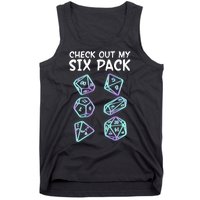 Check Out My Six Pack DND Dice Dungeons And Dragons Tank Top