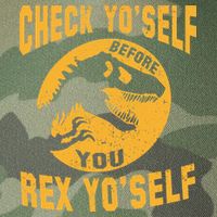 Check Yo'Self Before You Rex Yo'Self Legacy Tie Dye Trucker Hat