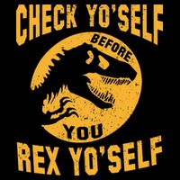 Check Yo'Self Before You Rex Yo'Self Impact Tech Backpack