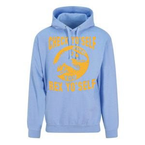 Check Yo'Self Before You Rex Yo'Self Unisex Surf Hoodie