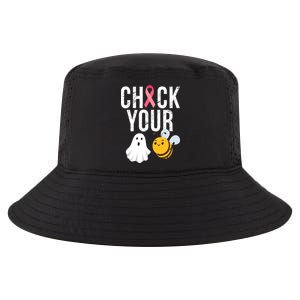 Check Your Boo Bees Breast Cancer Halloween Cool Comfort Performance Bucket Hat