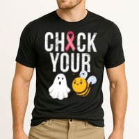 Check Your Boo Bees Breast Cancer Halloween Cooling Performance Crew T-Shirt