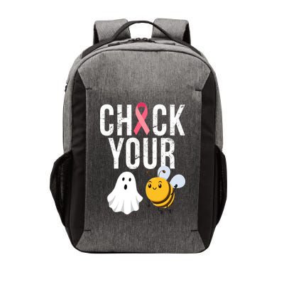 Check Your Boo Bees Breast Cancer Halloween Vector Backpack