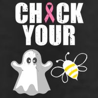 Check Your Boobies Breast Cancer Halloween 7 Panel Mesh Trucker Snapback Hat