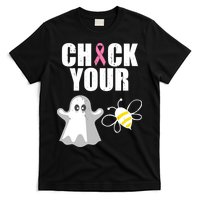 Check Your Boobies Breast Cancer Halloween T-Shirt