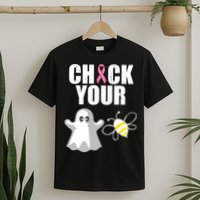 Check Your Boobies Breast Cancer Halloween T-Shirt