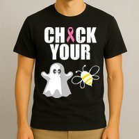 Check Your Boobies Breast Cancer Halloween T-Shirt