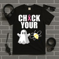 Check Your Boobies Breast Cancer Halloween T-Shirt