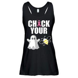 Check Your Boobies Breast Cancer Halloween Ladies Essential Flowy Tank