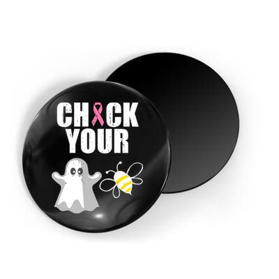 Check Your Boobies Breast Cancer Halloween Magnet