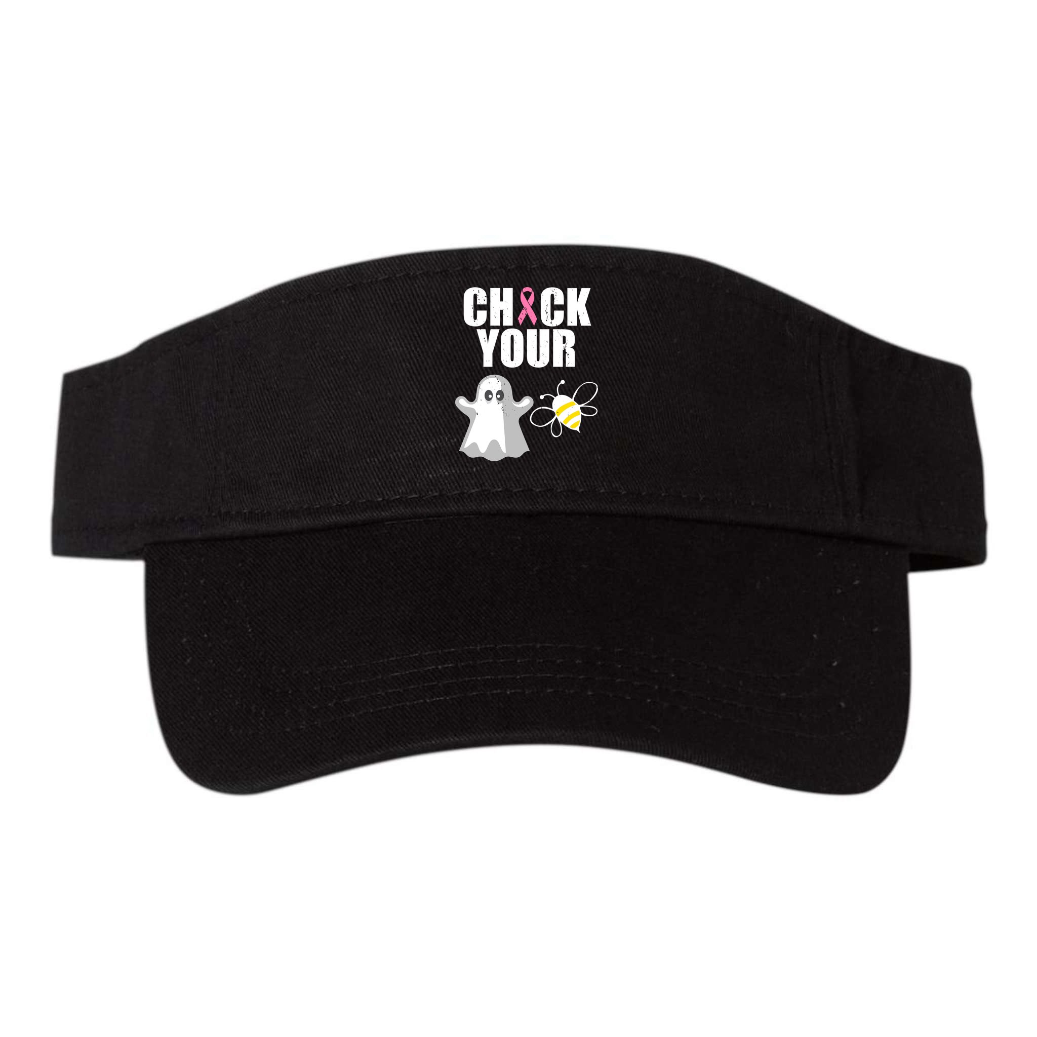 Check Your Boobies Breast Cancer Halloween Visor